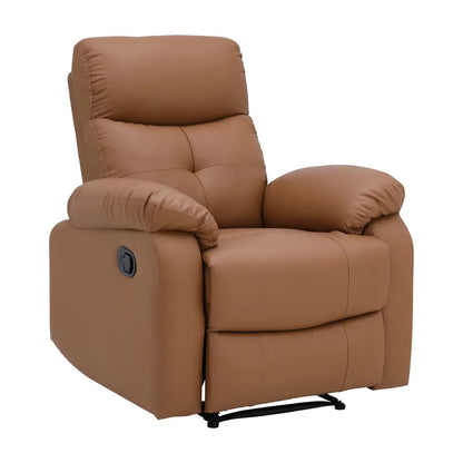 LITA PVC MANUAL RECLINER 1/S BN
