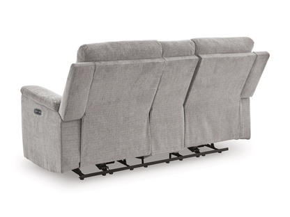 BARNSANA DBL REC PWR LOVESEAT W/CONSOLE