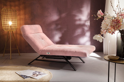 Chaise Longue with motorised function