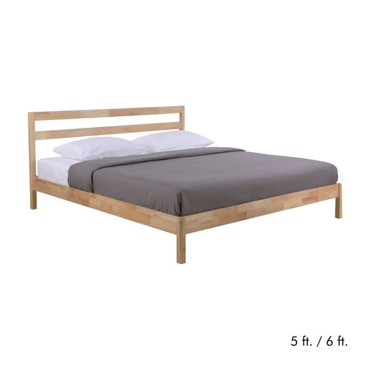 BRAZIL SOLID WOOD BED 5 FT. NT