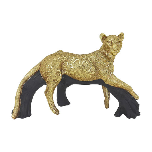 TIGREAT TIGER SCULPTURE 9.5" GD/BK