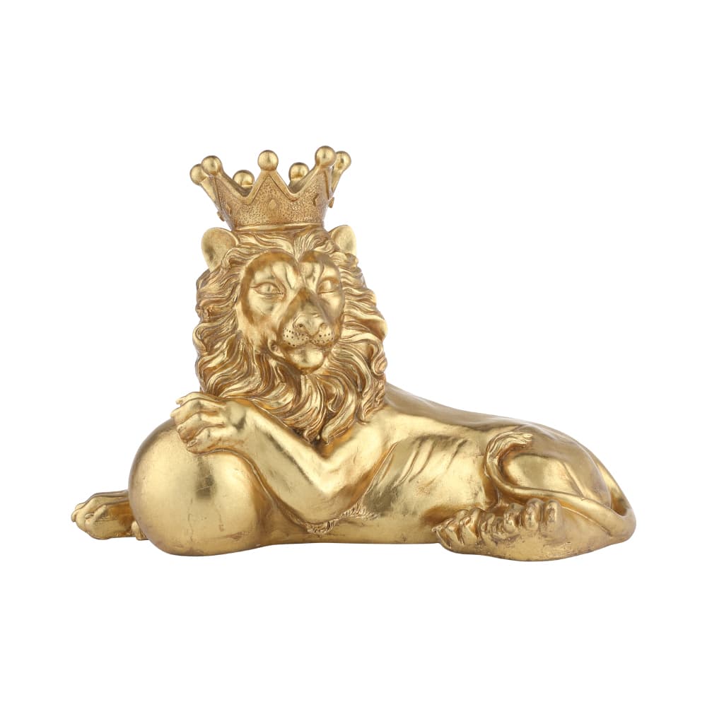 LIONKING LION SCULPTURE 10" GD