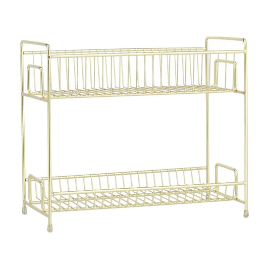 LUX 2-TIER BATH SHELF GD