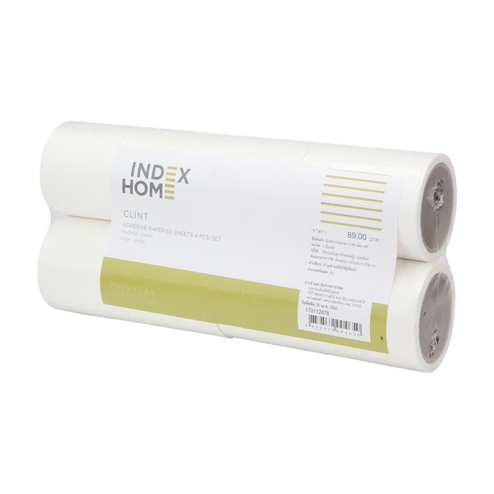 CLINT ADHESIVE PAPER60SHEETS 4PCS/SET WT