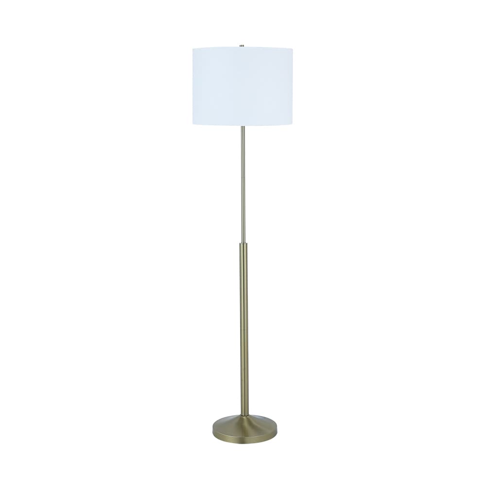 GOMEZ FLOOR LAMP WT/GD