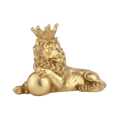 LIONKING LION SCULPTURE 10" GD