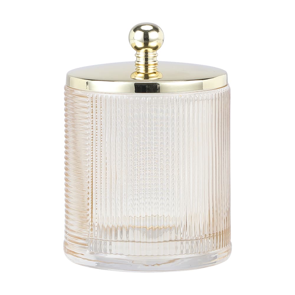 ROZY COTTON BALL HOLDER 400ML GD