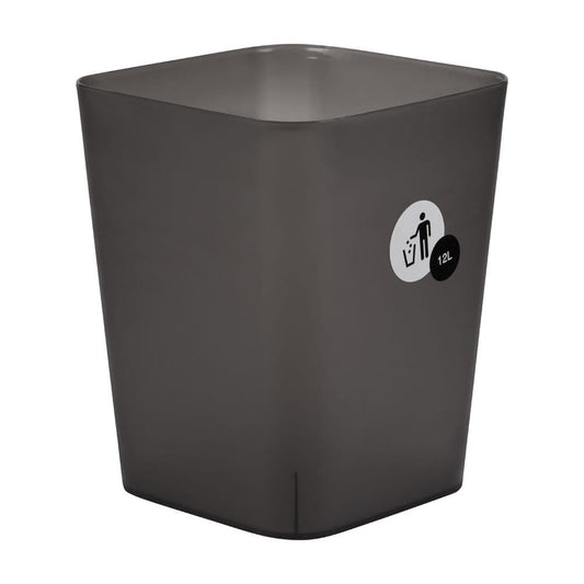 SOPHIA SQUARE DUST BIN 12 L BK