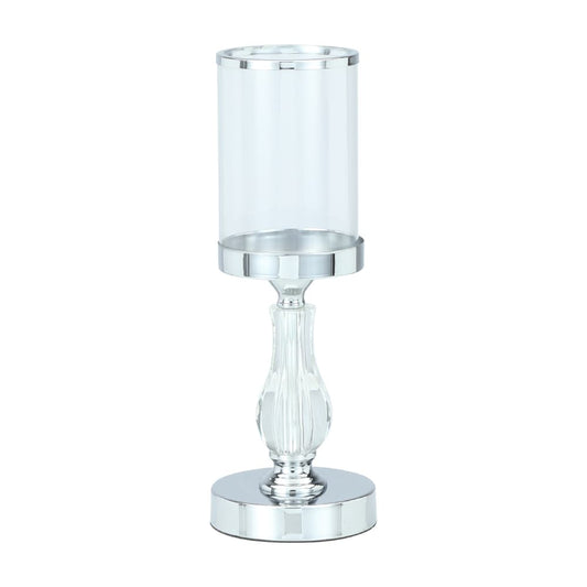 MARIMA CANDLE HOLDER H33.5 CM. SV/CG