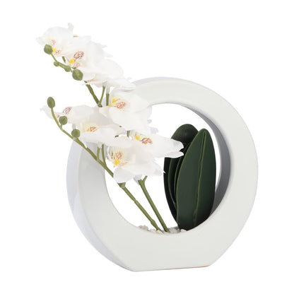 ORIANA ORCHID IN VASE WT