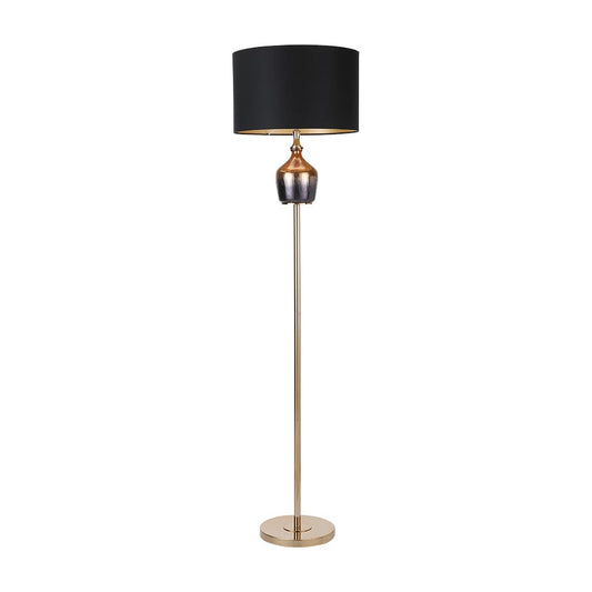 BOS FLOOR LAMP 40.5X40.5X157CM. BK/GD