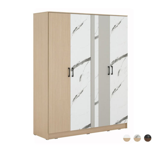 MAGNOLIA WARDROBE 4D.160CM WN/MB