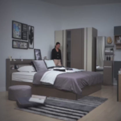 MUNICH BED 5 FT. OT/SS