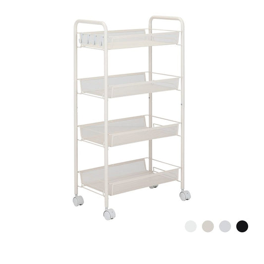SMITH 4-TIER STORAGE CART 45X26X84CM CR